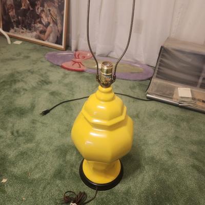 Yellow lamp