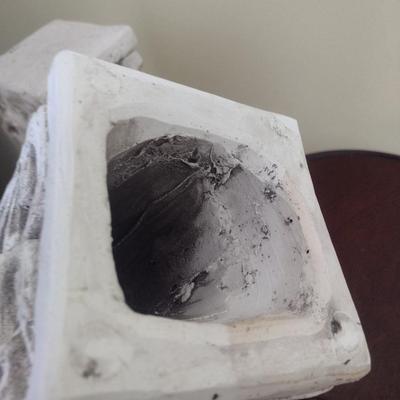 Vintage Heavy Plaster Gargoyle Bookends