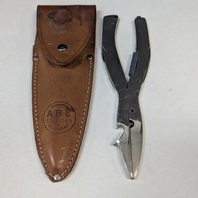 Vintage A. B. C. Solingen Germany Fisherman's Pliers