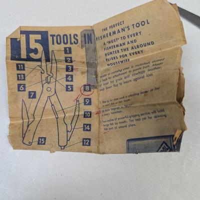 Vintage Overland Germany Fisherman's Pliers