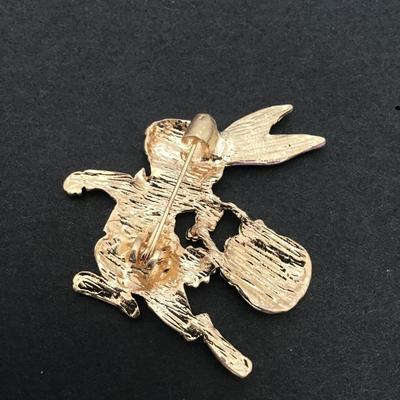 Sale Photo Thumbnail #136: Very cute Easter Bunny brooch 
Please see attached photos