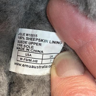 EMU Australia Charcoal Slippers 9