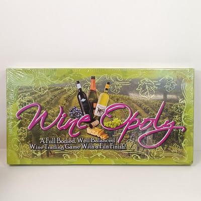 LOT 25: Libbey Gulfstream Derby Daiquiri Glasses, Stanhome Aluminum Coasters, WineOpoly Board Game & More