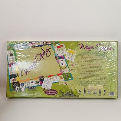 LOT 25: Libbey Gulfstream Derby Daiquiri Glasses, Stanhome Aluminum Coasters, WineOpoly Board Game & More