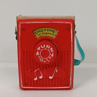 LOT 27: Vintage Chadwick-Miller Rocking Horse, 1967 Fisher Price Pocket Radio & More