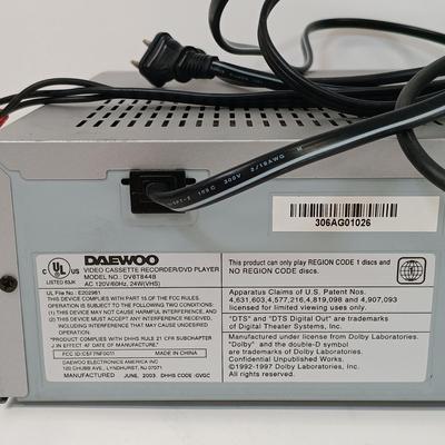 LOT 35: Daewoo DV6T844B DVD Player / Video Cassette Recorder