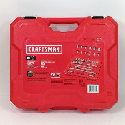 LOT 37: Craftsman 33-Piece 1/2" Drive Mechanics Tool Set