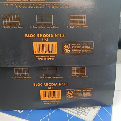 LOT 38: Sharp PA-3250 Electric Typewriter, Bates Heavy Duty Stapler, Rhodia Notepads & More