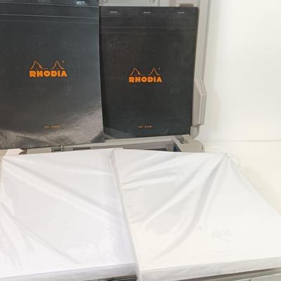 LOT 38: Sharp PA-3250 Electric Typewriter, Bates Heavy Duty Stapler, Rhodia Notepads & More
