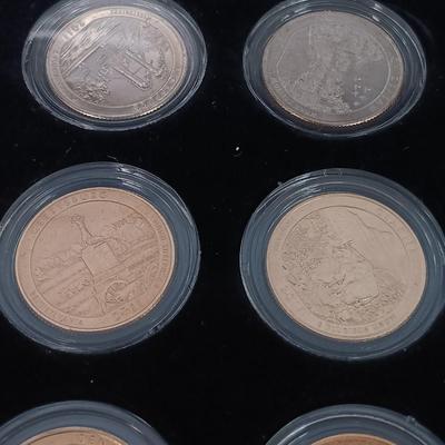 LOT 40: Ultimate P&D National Parks Quarters with Coin Case