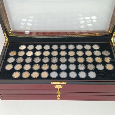 LOT 40: Ultimate P&D National Parks Quarters with Coin Case