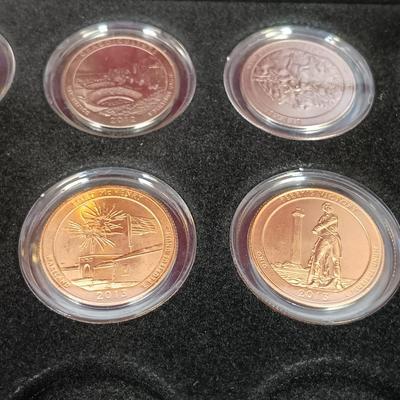LOT 40: Ultimate P&D National Parks Quarters with Coin Case