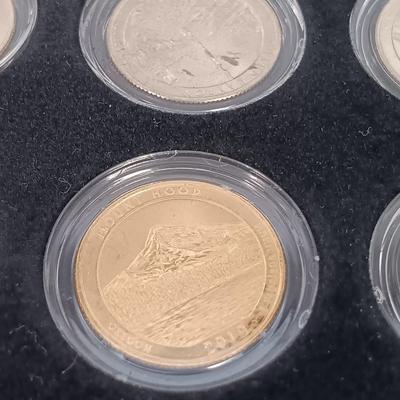 LOT 40: Ultimate P&D National Parks Quarters with Coin Case