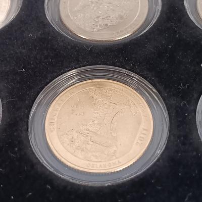 LOT 40: Ultimate P&D National Parks Quarters with Coin Case