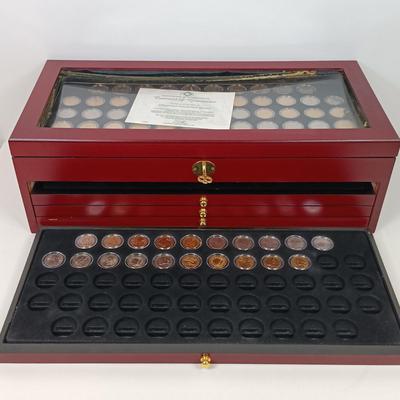 LOT 40: Ultimate P&D National Parks Quarters with Coin Case