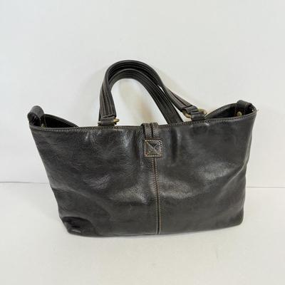 LOT 44: Vintage Ralph Lauren Leather Tote Handbag