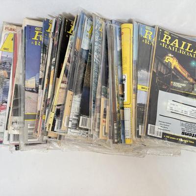 LOT 45: The Philadelphia 1871 Train Wall Decor & Vintage Train Magazines