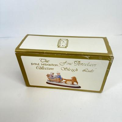 LOT 46: Boxed Porcelain Figurines: Paul Sebastian Collection, Hummel Club & More