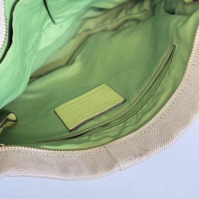 LOT 48: Vintage Lime Green & Canvas Coach Bag, Vera Bradley Wallet & Bracken Creek Tote