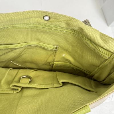 LOT 48: Vintage Lime Green & Canvas Coach Bag, Vera Bradley Wallet & Bracken Creek Tote