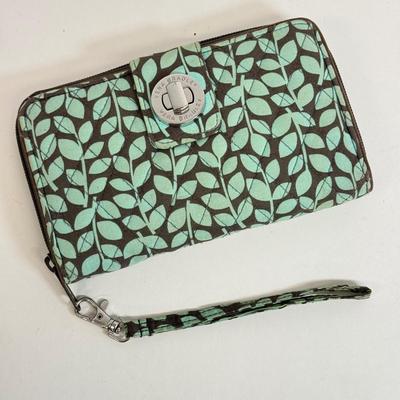 LOT 48: Vintage Lime Green & Canvas Coach Bag, Vera Bradley Wallet & Bracken Creek Tote