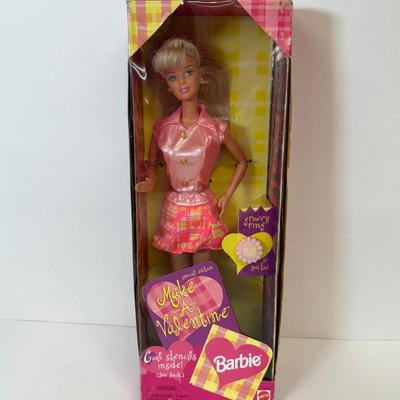 LOT 53: NRFB Barbie Dolls: Make a Valentine, Holiday Traditions & Ring in the New Year