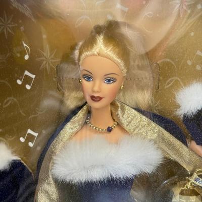 LOT 53: NRFB Barbie Dolls: Make a Valentine, Holiday Traditions & Ring in the New Year
