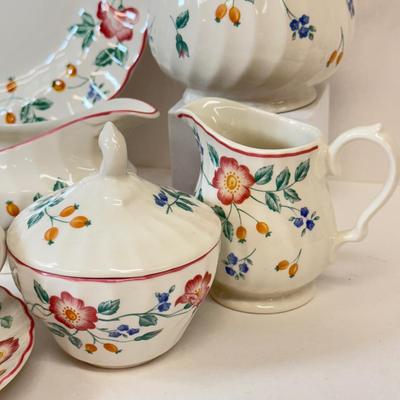 LOT 55: Floral China Set by Churchill