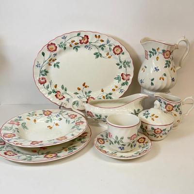 LOT 55: Floral China Set by Churchill