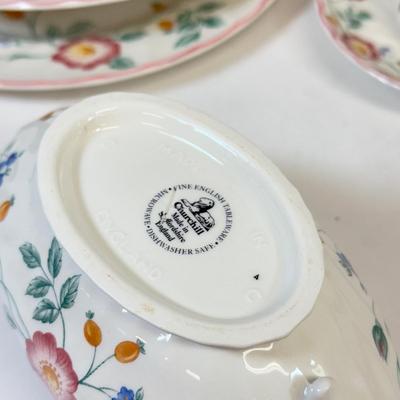 LOT 55: Floral China Set by Churchill
