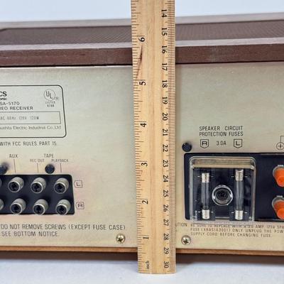 LOT 57: Technics by Panasonic FM/AM Stereo Receiver Model SA-5170