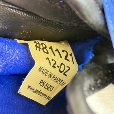 LOT 60: Let's Go Cavaliers Red Light Sign, Basketball Court Stencil, Proforce Blue Boxing Gloves & More