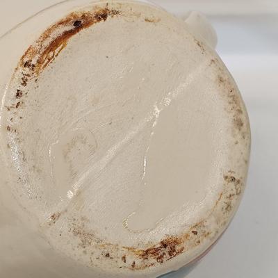 LOT 61: Shawnee Pottery Bo Peep Pitcher, Artini Arts Sculptured Engravings, Wedgwood Peter Rabbit Coin Bank & More