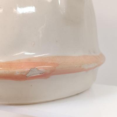 LOT 61: Shawnee Pottery Bo Peep Pitcher, Artini Arts Sculptured Engravings, Wedgwood Peter Rabbit Coin Bank & More