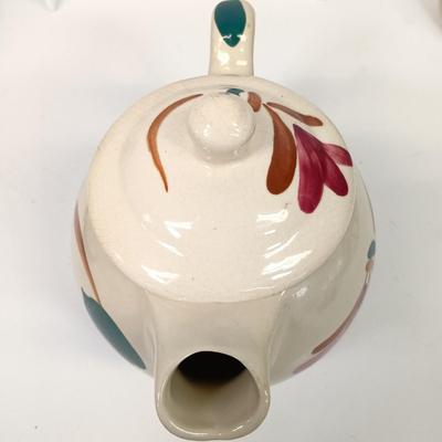 LOT 61: Shawnee Pottery Bo Peep Pitcher, Artini Arts Sculptured Engravings, Wedgwood Peter Rabbit Coin Bank & More