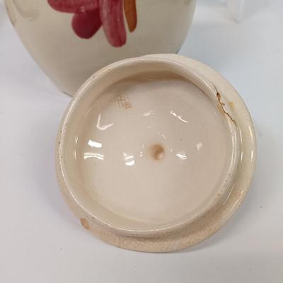 LOT 61: Shawnee Pottery Bo Peep Pitcher, Artini Arts Sculptured Engravings, Wedgwood Peter Rabbit Coin Bank & More