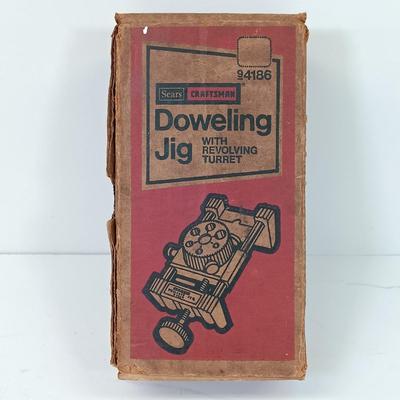 LOT 62: Vintage 94186 Sears Doweling Jig, RAC Compression Tester & Water Valve Wrench