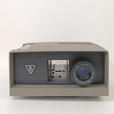LOT 65: Bausch & Lomb Balomatic 655 Slide Projector with Leather Case