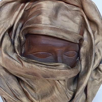 LOT 68: Vintage French Decorative Masks Hand Formed with Italian Leather