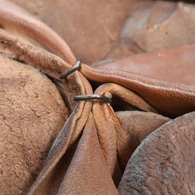 LOT 68: Vintage French Decorative Masks Hand Formed with Italian Leather