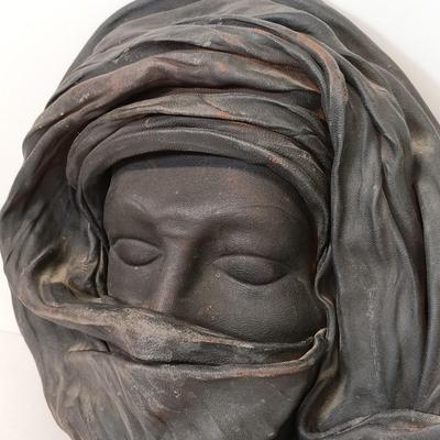 LOT 68: Vintage French Decorative Masks Hand Formed with Italian Leather