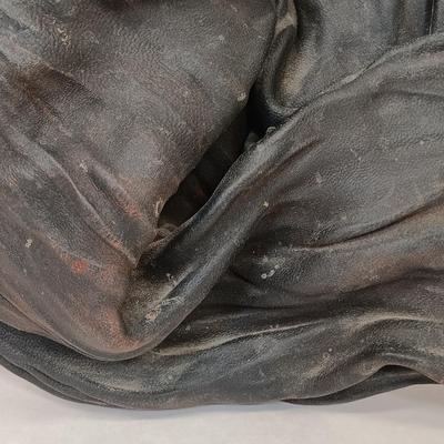 LOT 68: Vintage French Decorative Masks Hand Formed with Italian Leather