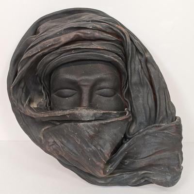 LOT 68: Vintage French Decorative Masks Hand Formed with Italian Leather