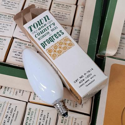 LOT 74: Progress Town and Country P-7614 Decorator Bulbs