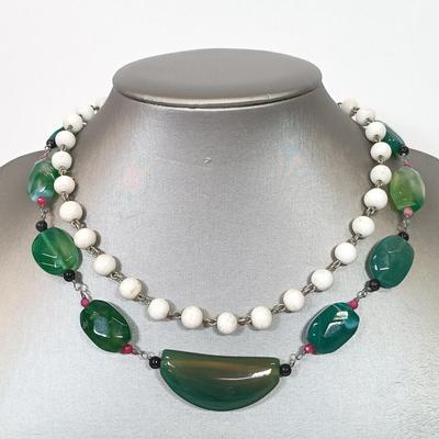 LOT 76: Vintage Beaded Costume Jewelry