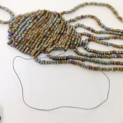 LOT 78: Set of (3) Beaded Artisan Belts