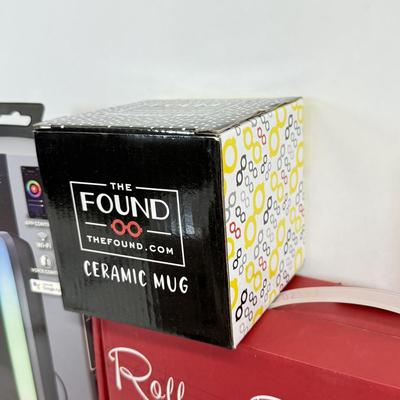 LOT 82: NIP Novelty & More: Light Bar+, Golden Girls Coasters, Roll-up Piano & More