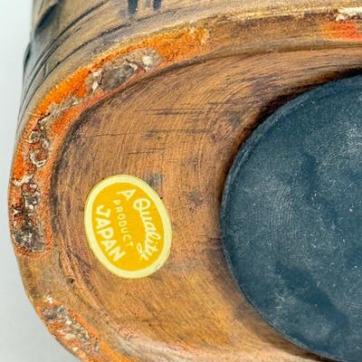 LOT 83: Jim Shore Grumpy Cat Figurine, Southwest Salt & Pepper Shakers, Bear Coin Bank & Mini Train on Horseshoe