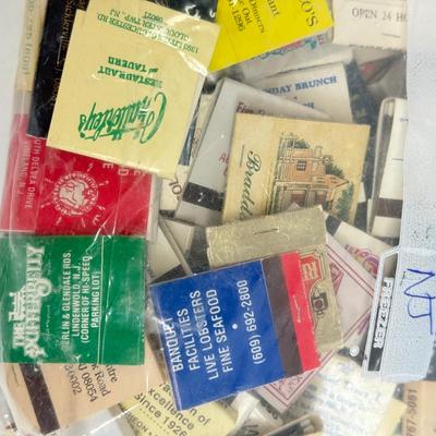 LOT 84: Giant Collection of Vintage Matchbooks - Local & More