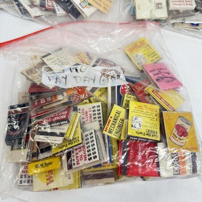 LOT 84: Giant Collection of Vintage Matchbooks - Local & More